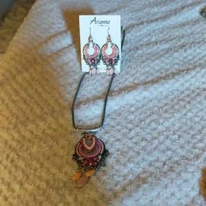 Necklace and earring set